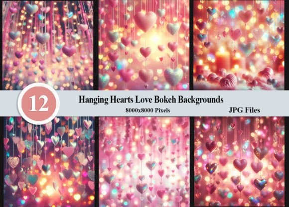 Hanging Hearts Love Bokeh Backgrounds: A Designer's Guide