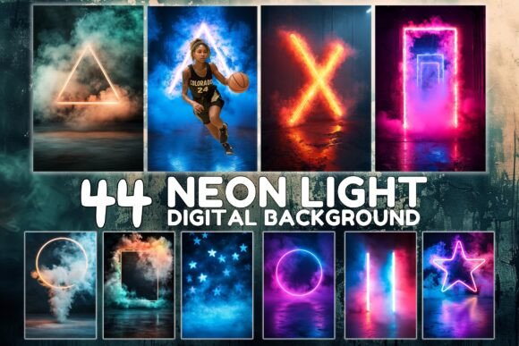 Neon Light Backgrounds Smoke Backdrops: A Creative Toolkit