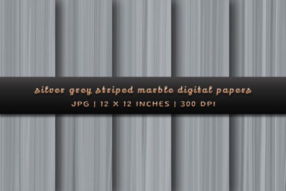Timeless Style: Using Silver Grey Striped Marble Backgrounds