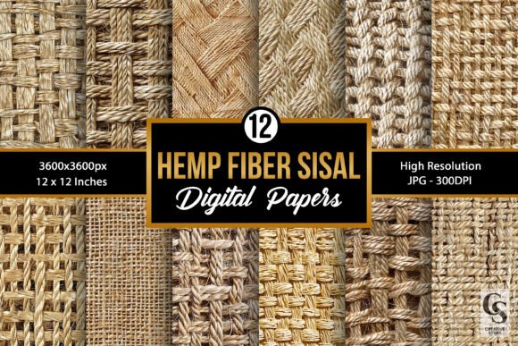 Unearthing Organic Appeal: Hemp Fiber Sisal Texture Backgrounds