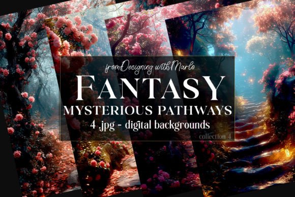 Unlock Enchantment: Fantasy Mysterious Pathway Backgrounds 4